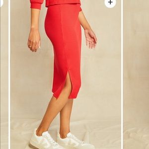 Amour vert midi skirt